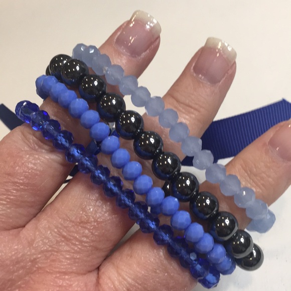 Faux Crystal Bracelet Set - Picture 5 of 5